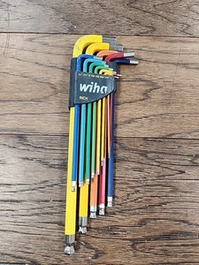 Wiha Tools 66981 13 Piece Ball End Color Coded Hex L-Key Set - Inch - Picture 1 of 4