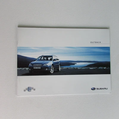 Subaru Outback Brochure incl. 3.0R and 2.5i Models - 2007 - Image 1 of 4
