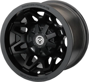 Moose Racing 0230-1153 416 Wheel 12x7 - 4/136 - 4+3 Black - Picture 1 of 1