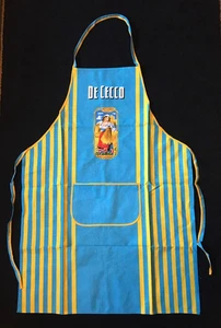 New : DE CECCO PASTA cloth APRON : Fara San Martino, ITALY @ Gourmet SPAGHETTI - Picture 1 of 4