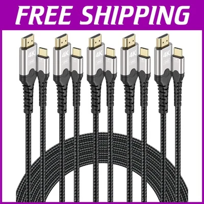 Type C to HDMI Cord - Thunderbolt 3/4 Compatible - Image 1 of 4