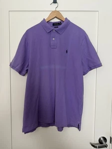 Polo Ralph Lauren Polo Shirt Mens Sz XL Lavender Classic Fit Short Sleeve Cotton - Picture 1 of 11