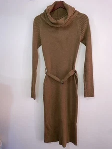 marks and spencer Ribbed Knit Dress Size 14 Wool - Picture 1 of 7