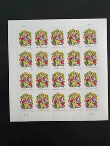 Scott #5850 Wedding Blooms Pane of 20 Two Ounce Forever Stamps (2024) - Picture 1 of 1