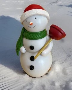 Hallmark Jolly In The John Singing Snowman With Plunger Christmas Bathroom Humor - Picture 1 of 8