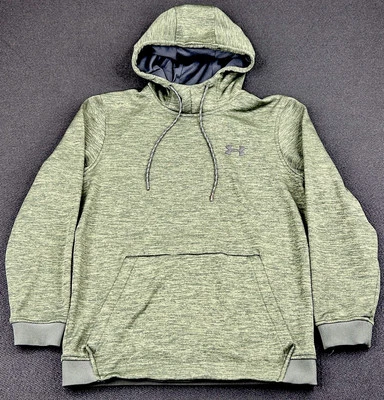 Under Armour Coldgear Sudadera con Capucha SM/P/H Verde Pullover Sudadera Polar Manga Larga Foto 1 de 4