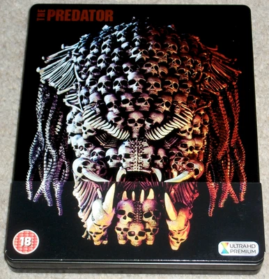 Shane Black THE PREDATOR Limited Edition 4K UHD & REGION B BLU RAY (2018) - Image 1 of 4
