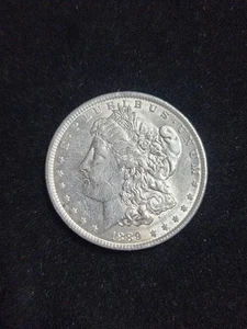 1889 Morgan Silber Dollar 90% US Münze schöne Münze  - Bild 1 von 7