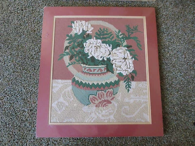 Large MUMS Completed NEEDLEPOINT - Dimensions #2113 - SOUTHWESTERN DESIGN  - Image 1 of 4