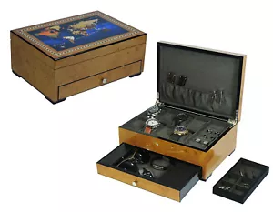 Hand Made Watch Sunglasses Cufflink Cabinet Luxury Case Storage Box Jewellery 46 - Picture 1 of 9