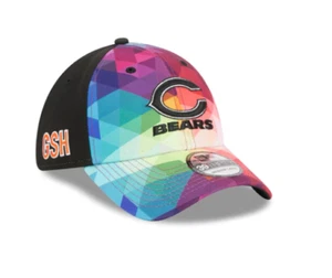 2023 Crucial Catch Chicago Bears New Era L/XL 39THIRTY NFL Sideline Hat Football - Picture 1 of 4