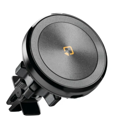 Porta Telefono Auto Supporto Cellulare Con Ricarica wireless Bocchette Aria  - Immagine 1 di 4