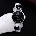 New Style! Women's Crystal Stainless Steel Watch Cuff Bracelet Wristwatch 2023