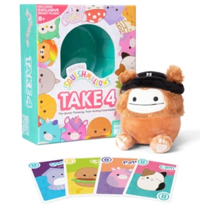 Squishmallows Take4: The Fast-Paced Family Game by The Creators of What Do You M - Picture 1 of 6