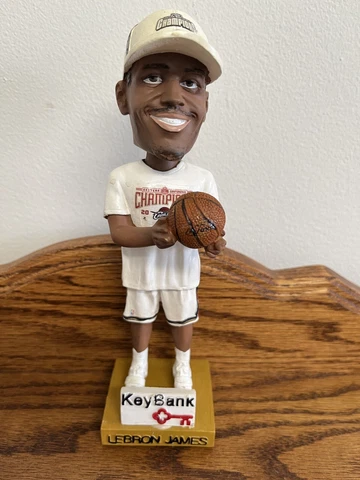 Lebron James 2007-08 Cavs Key Bank Bobblehead Doll Cover