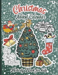 Winterfun Press Christmas Advent Calendar Activity Book For Kids (Paperback)