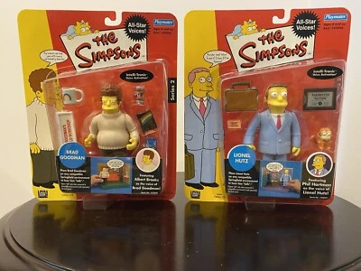 The Simpsons Мир Спрингфилда Знаменитости Голоса Фигурки Волна 2 Набор (Новый) - Изображение 1 из 2