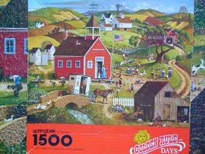 "Golden Rule Days" by Bob Pettes 1500 pc.-COMPLETE- Very Good Condition - Picture 1 of 3