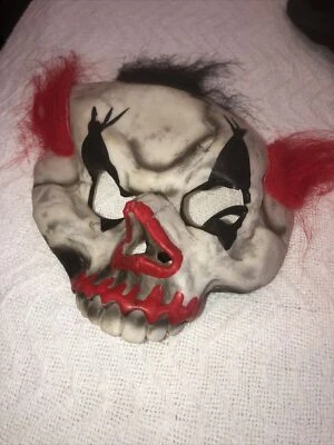 Scary Halloween Clown Mask - Image 1 of 4