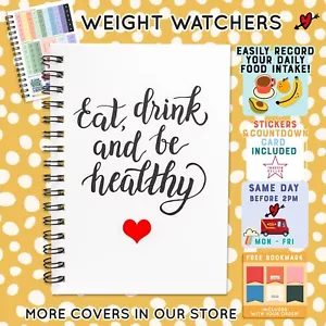 Ernährungstagebuch Diättagebuch Weight Watchers A5 LOG Gewichtsverlust Tracker Buch C23 - Bild 1 von 10