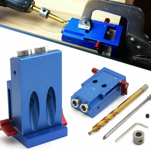 Pocket Hole Jig Step Drill Bit Kit Woodworking Carpentry For Kreg Joinery Tool - Zdjęcie 1 z 8