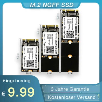 Kingchuxing 256GB 512GB 1TB 2TB Interne SSD M.2 2280 2242 2260 Festplatte Sata 3 - Bild 1 von 4