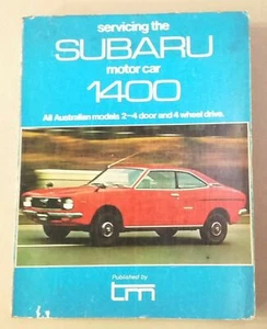 Subaru 1400 1972-1975 Workshop Manual Australia - Picture 1 of 5