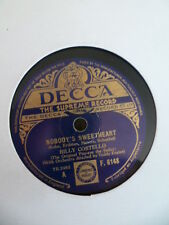 Disque gramophone  DECCA réf. F.6148 - Billy COSTELLO - POPEYE le marin