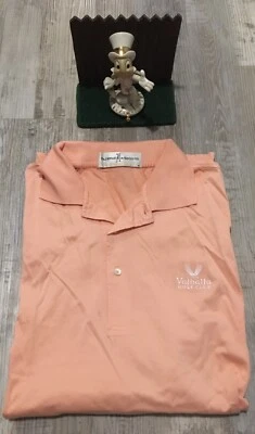 Camisa Polo de Golf Fairway And Greene Grande Preppy Valhalla Melocotón Uso Mínimo Foto 1 de 4