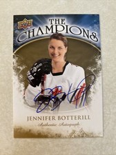 2009-10 Upper Deck JENNIFER BOTTERILL THE CHAMPIONS AUTO Canada National Team
