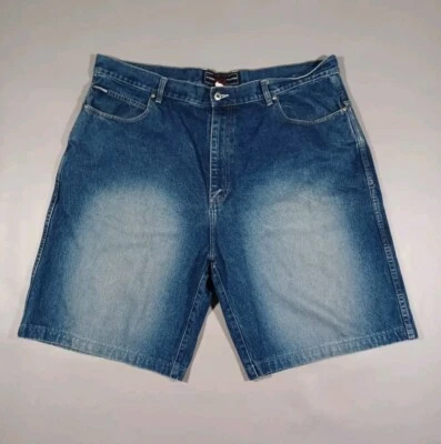 Phat Farm Shorts Mens 44 Blue Medium Wash Denim  11 Inch Inseam Y2K - Image 1 of 3