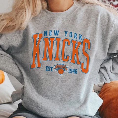 Vintage New York Knicks Sweatshirt, New York Basketball Sweatshirt KV4845 Cover