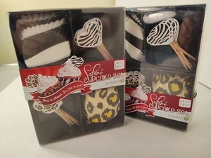 48 envoltorios para magdalenas de safari y 48 selecciones decoración de fiesta - Imagen 1 de 6