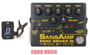 Tech 21 NYC Sansamp Para Driver DI Preamp Pedal V2 100% Analog ( FREE TUNER ) - Picture 1 of 1