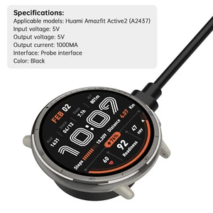 Watch A2437 Base Portable Replacement Charging Dock Stand For Amazfit Active2 S2 - Photo 1 sur 15