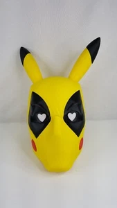 Deadpool Pikachu Pikapool Cosplay Costume Wearable Helmet Mask 3D Printed - Picture 1 of 5