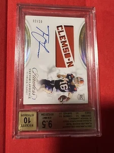 2021 Flawless Collegiate Trevor Lawrence RPA On Card Auto ๐ฅ/10 Gold BGS 9.5๐ฅ - Picture 1 of 12