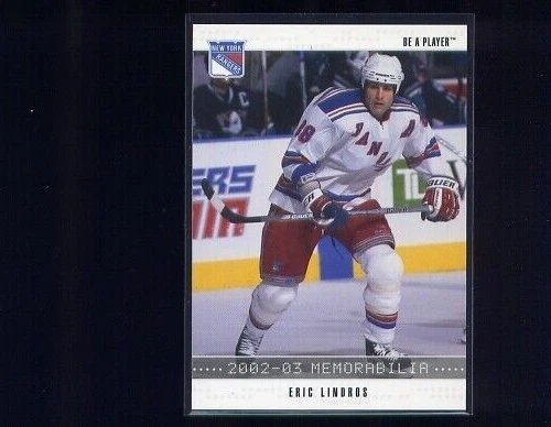 2002-03 Be A Player Memorabilia #85 Eric Lindros Rangers NM-MT - Image 1 of 1