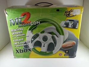MadCatz MC2 Microcon  Racing Wheel and Pedals XBOX Mint  - Picture 1 of 5