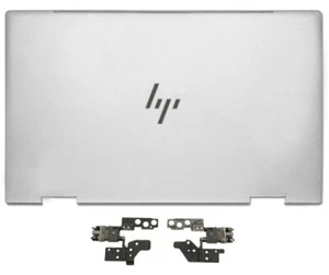 For ENVY X360 15-EE0504SA Replacement LCD Top lid Back Cover Silver + Hinges Set - Afbeelding 1 van 3