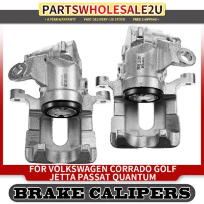 2x Pinza de freno trasera izquierda y derecha para Volkswagen Jetta Passat Corrado Quantum Foto 1 de 4