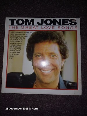 TOM JONES The Great Love Songs 1987 Comp Vinyl Green, Green Grass Of Home - Image 1 of 4