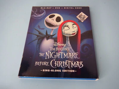 The Nightmare Before Christmas Sing-Along Edition  (Blu-Ray/DVD, 2-Disc, 2018) - Image 1 of 2