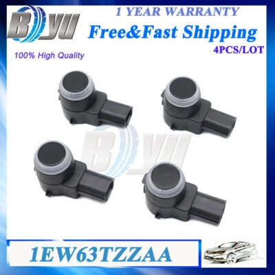 Sensor de objeto de parachoques de asistencia de estacionamiento PDC 4x para Dodge Jeep Chrysler 1EW63TZZAA Foto 1 de 4