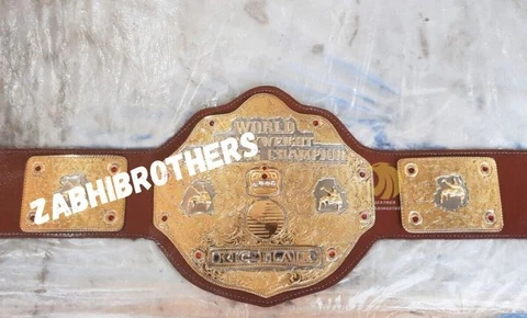 Big Gold RIC FLAIR World Heavyweight Champion Belts Adult Size Replica 4MM Cover