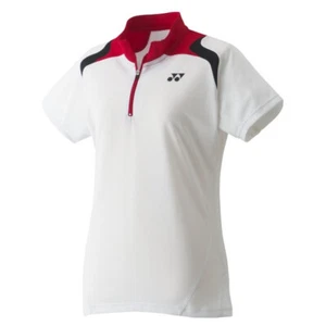 MEGASALE: Yonex Damen Funktions-Polo Shirt weiß/rot, M, statt 44,95€* - Bild 1 von 1
