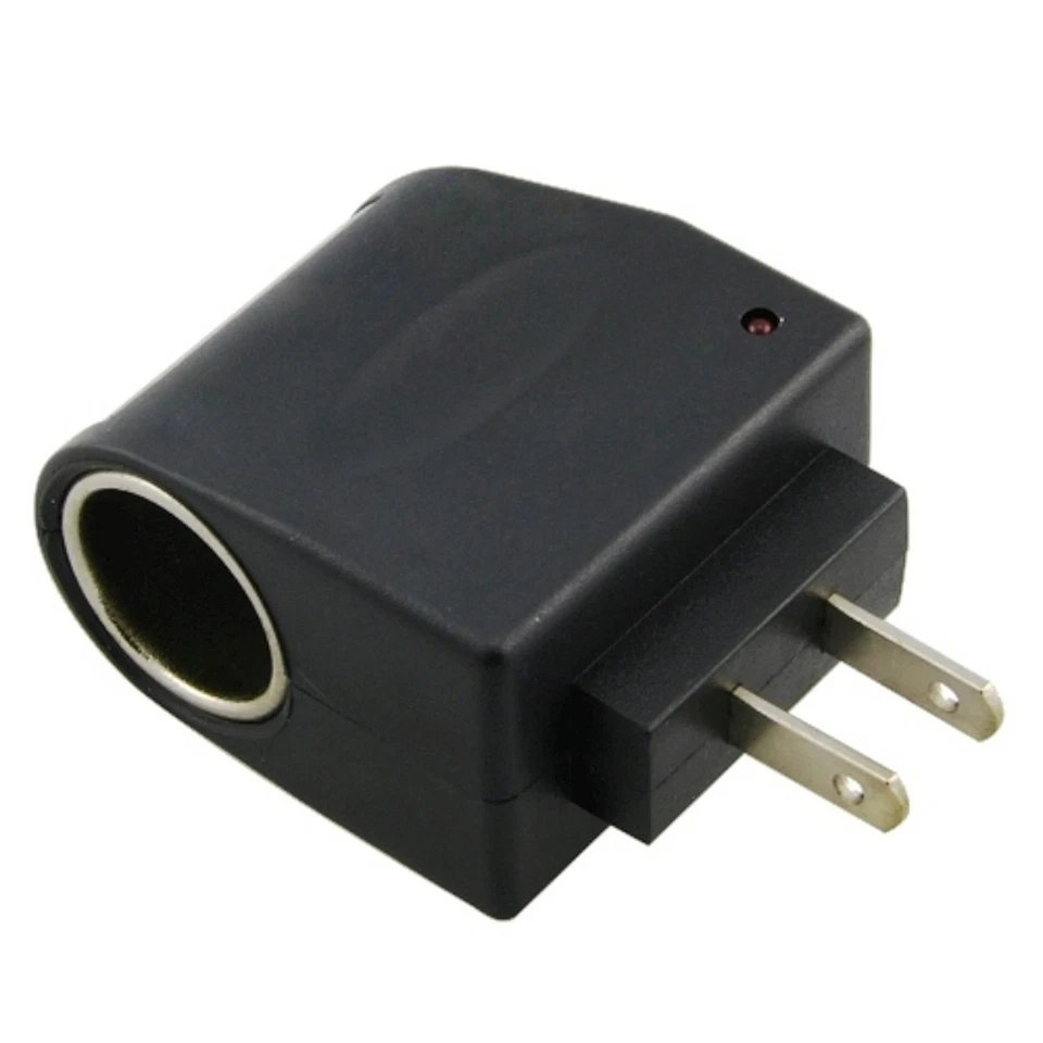 Universal AC to DC Car Cigarette Lighter Adapter US Plug - Retail Packaging - Image 1 of 1