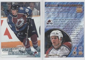 1997-98 Pacific Crown Collection Ice Blue Adam Deadmarsh #47