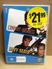 2 Movies Company Business & Navy Seals  (DVD, 1990)  Region 4