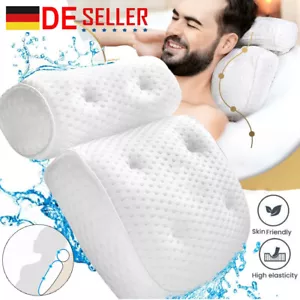 Headrest bath pillow suction cups neck pillow spa 4D waterproof DHL - Picture 1 of 12